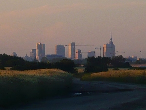 Warsaw's sunset